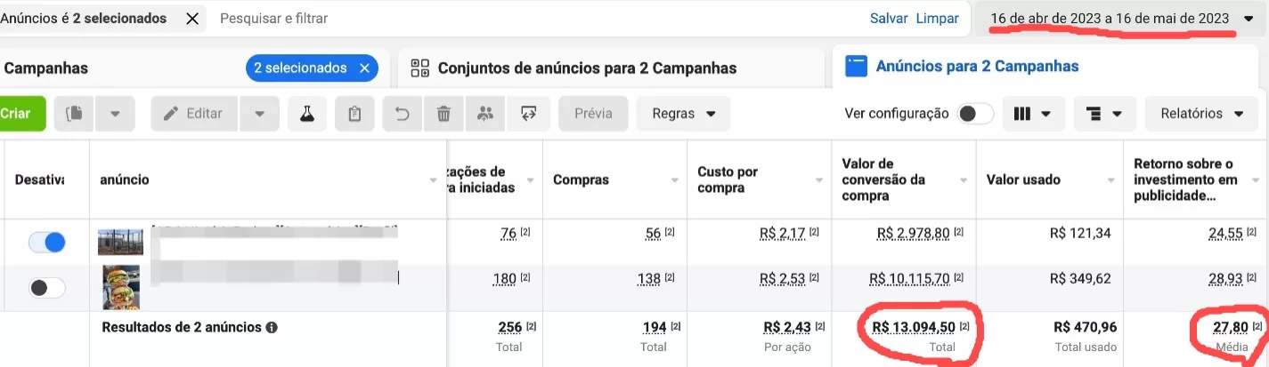 Resultados - Amora - 1